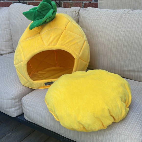 Pineapple Cat or small dog bed - Picture 2 of 4